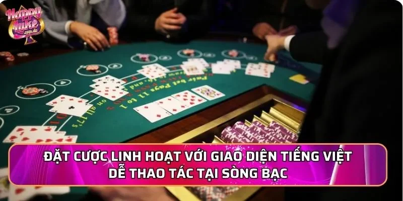 Đặt cược linh hoạt với giao diện tiếng Việt dễ thao tác tại sòng bạc