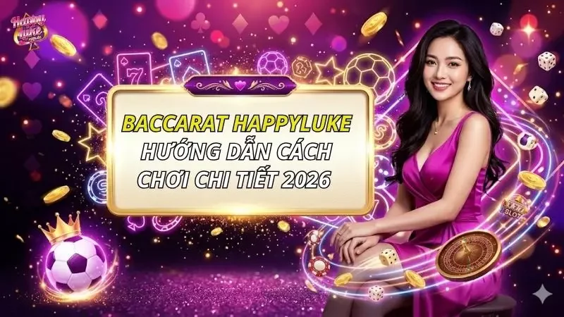 Baccarat Happyluke - Hướng Dẫn Cách Chơi Chi Tiết 2026 